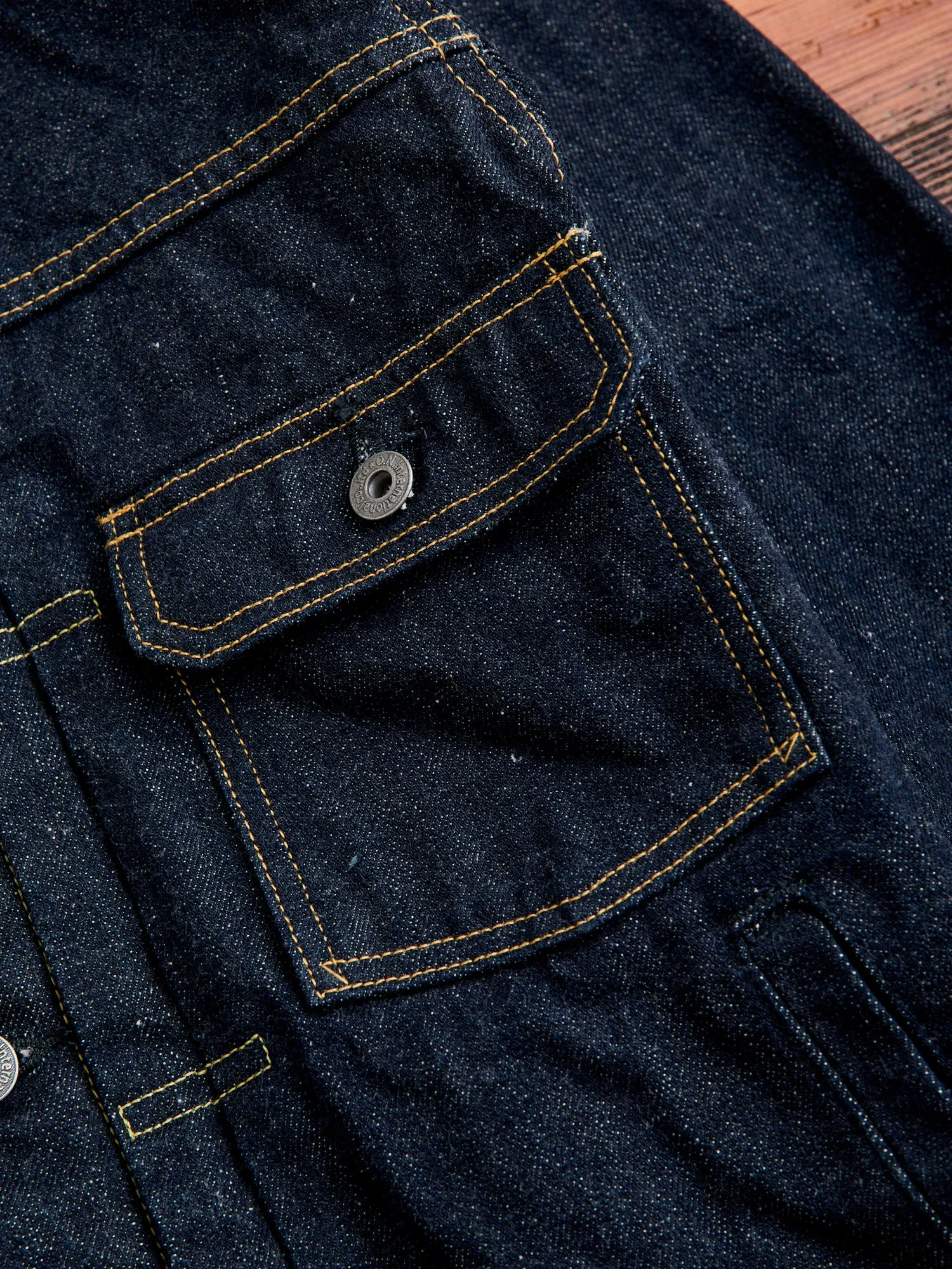 02516P "Sleeping Demon" Natural Indigo 15.5oz Selvedge Denim Jacket