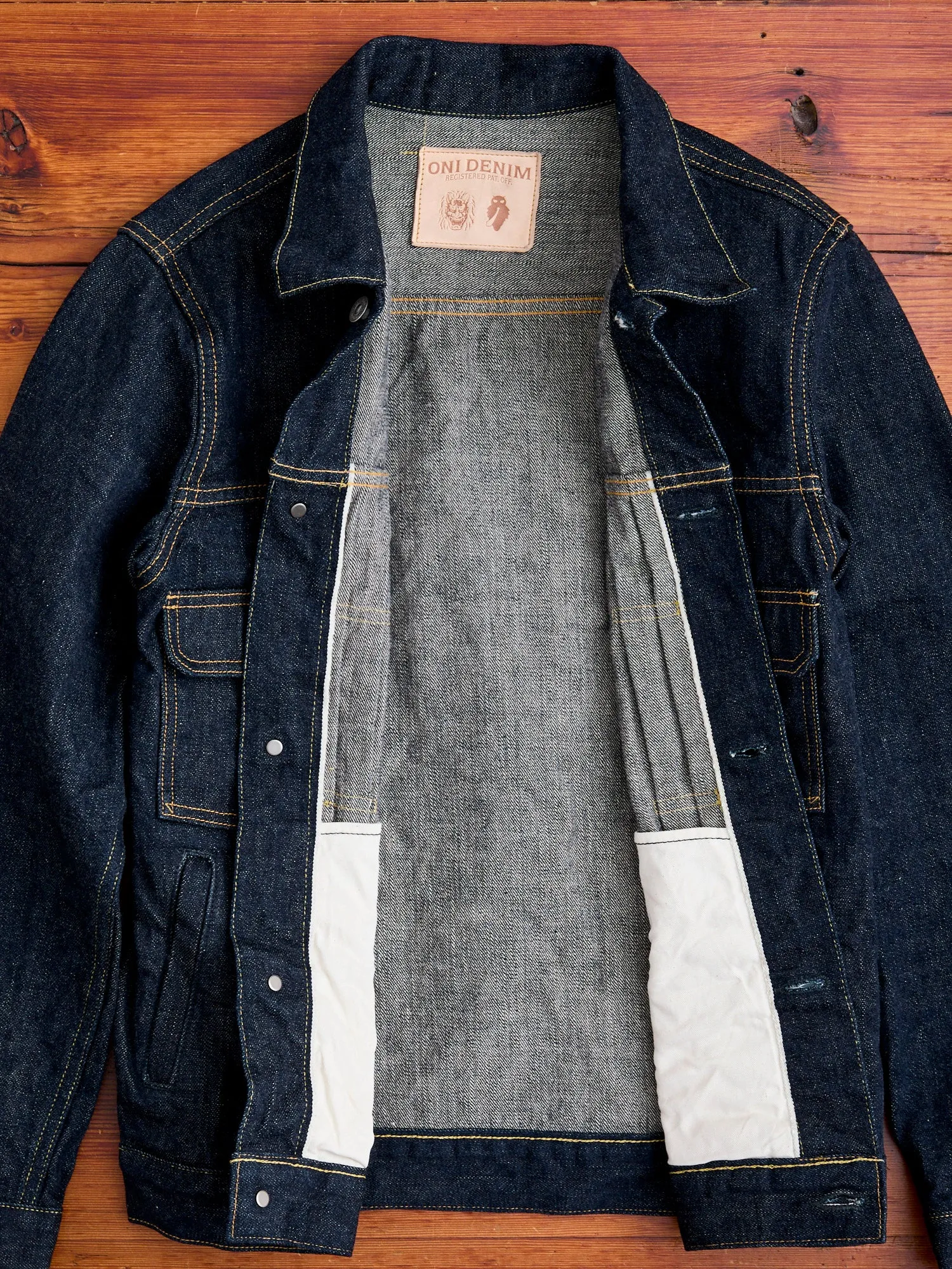 02516P "Sleeping Demon" Natural Indigo 15.5oz Selvedge Denim Jacket