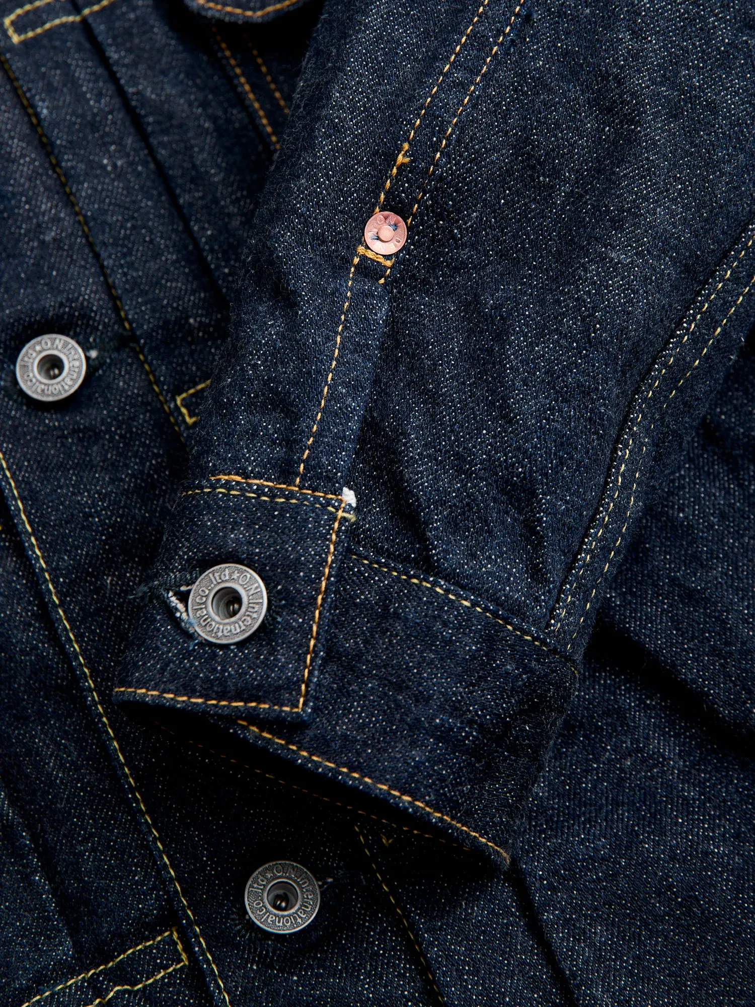 02516P "Sleeping Demon" Natural Indigo 15.5oz Selvedge Denim Jacket