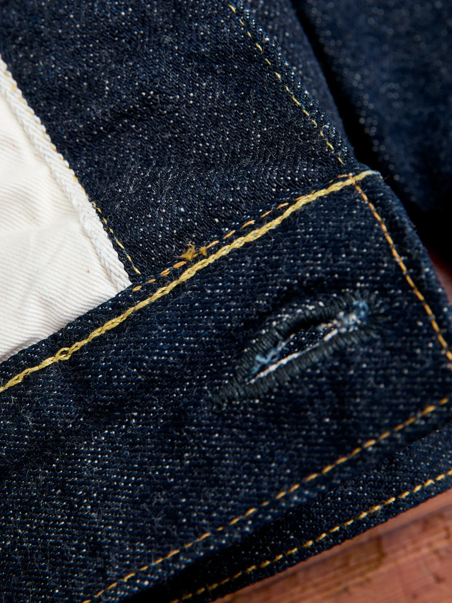02516P "Sleeping Demon" Natural Indigo 15.5oz Selvedge Denim Jacket