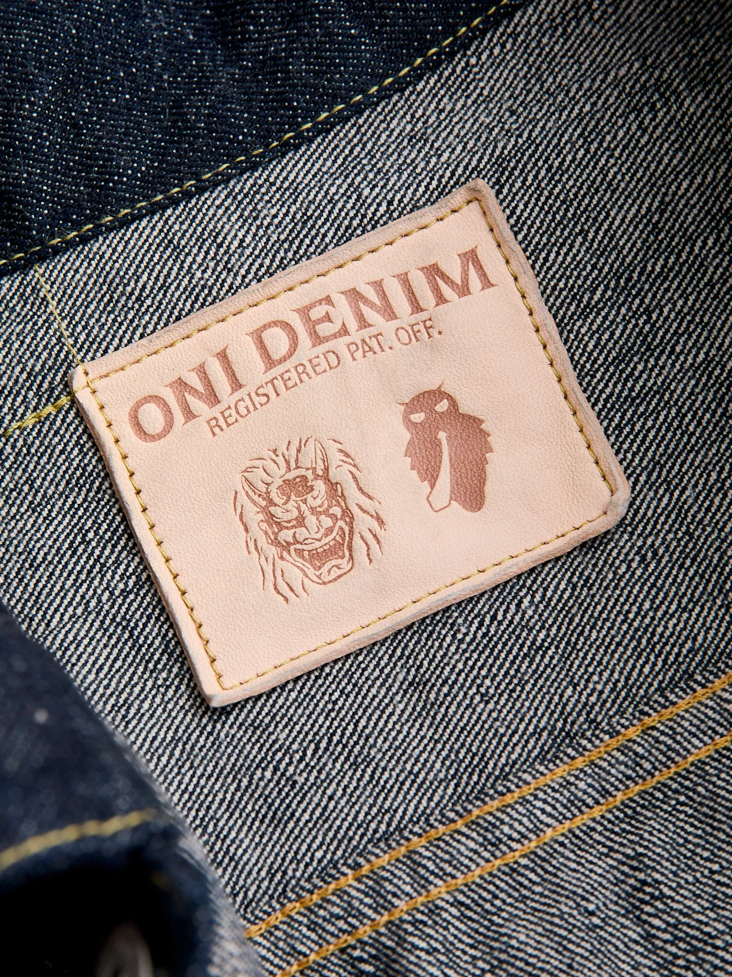 02516P "Sleeping Demon" Natural Indigo 15.5oz Selvedge Denim Jacket