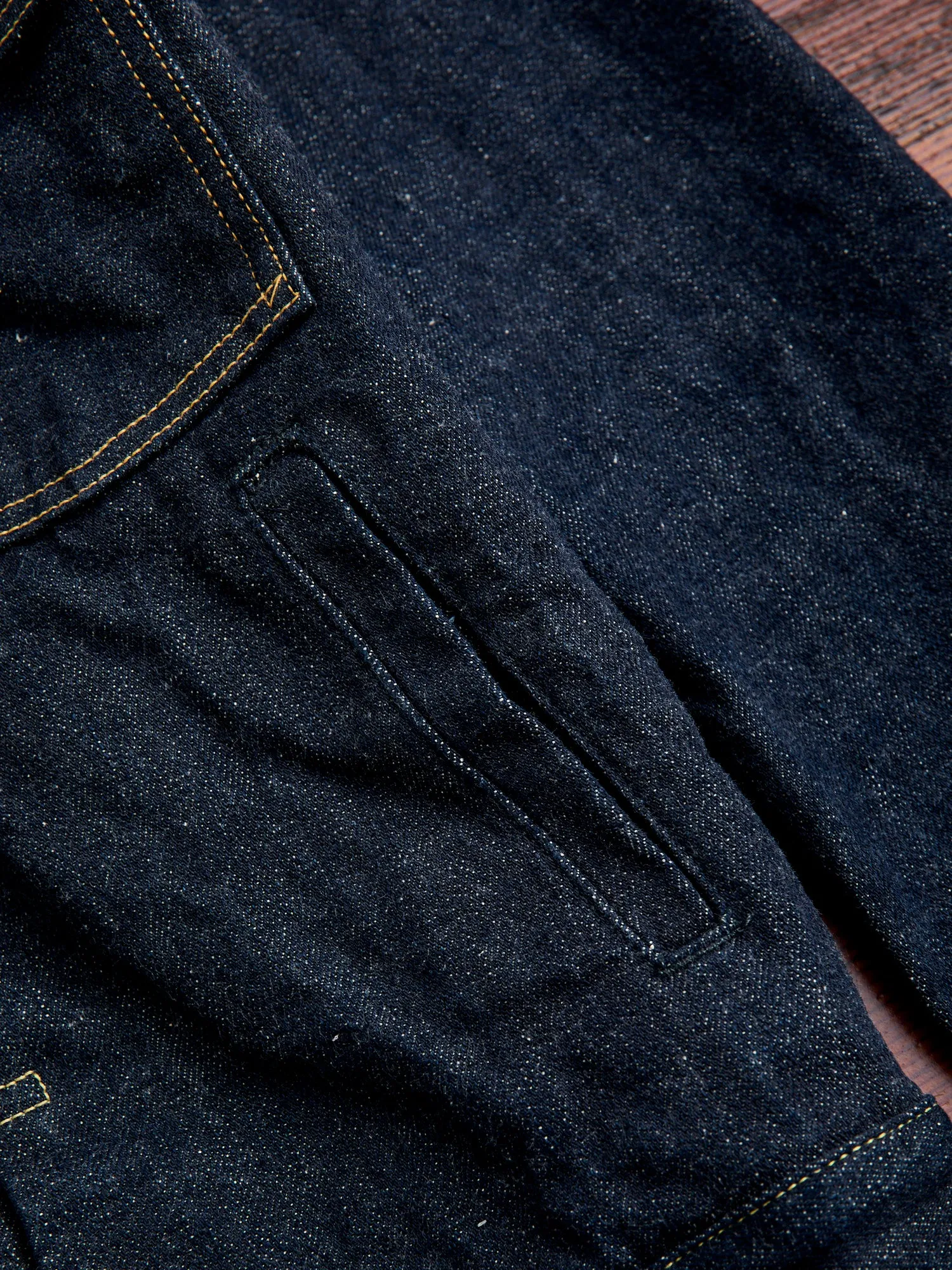 02516P "Sleeping Demon" Natural Indigo 15.5oz Selvedge Denim Jacket