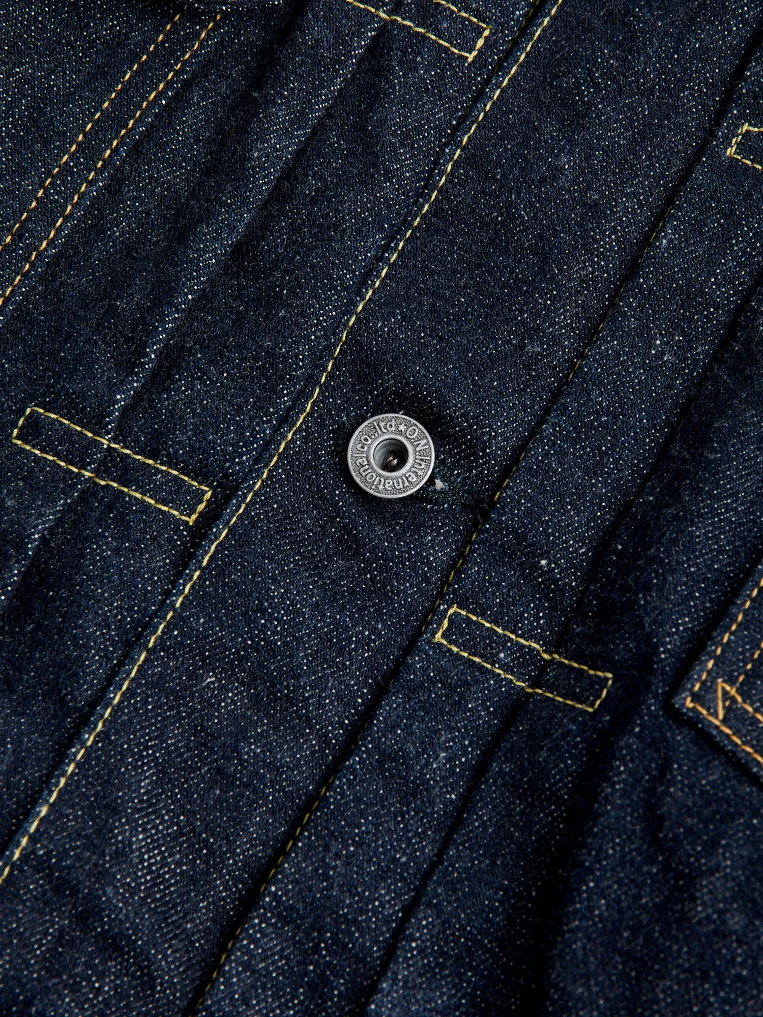 02516P "Sleeping Demon" Natural Indigo 15.5oz Selvedge Denim Jacket