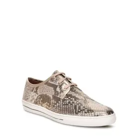 07QPBBE - Franco Cuadra gold casual fashion python derby sneakers for women