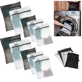 10 x Delicate Laundry Zippered Bag Wash Mesh Net Socks Bra Lingerie Clothes L XL