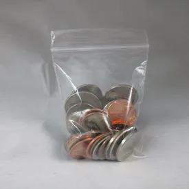100 Baggies W 2"X3" H Small Reclosable Seal Clear Plastic Poly Bag 2.5ml