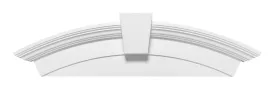 6" Crosshead Arch with Keystone