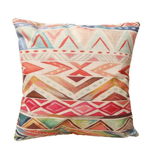 9 Styles Home Colorful Throw Pillow Case Cover 43*43cm