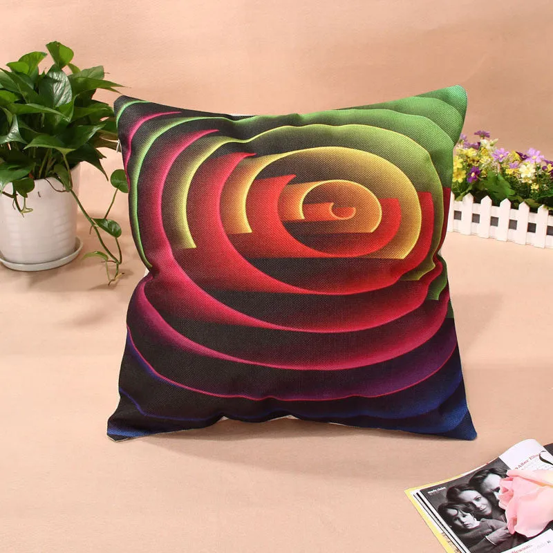 9 Styles Home Colorful Throw Pillow Case Cover 43*43cm