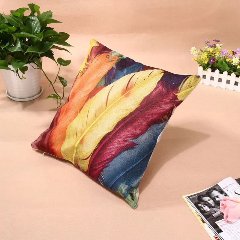 9 Styles Home Colorful Throw Pillow Case Cover 43*43cm