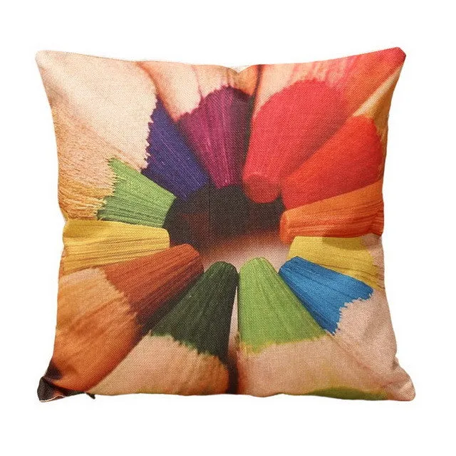 9 Styles Home Colorful Throw Pillow Case Cover 43*43cm
