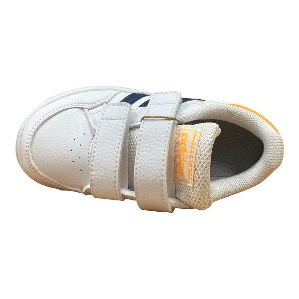 Adidas scarpa sneakers fa ragazzi Breaknet CF I GW2901 bianco-blu-arancio