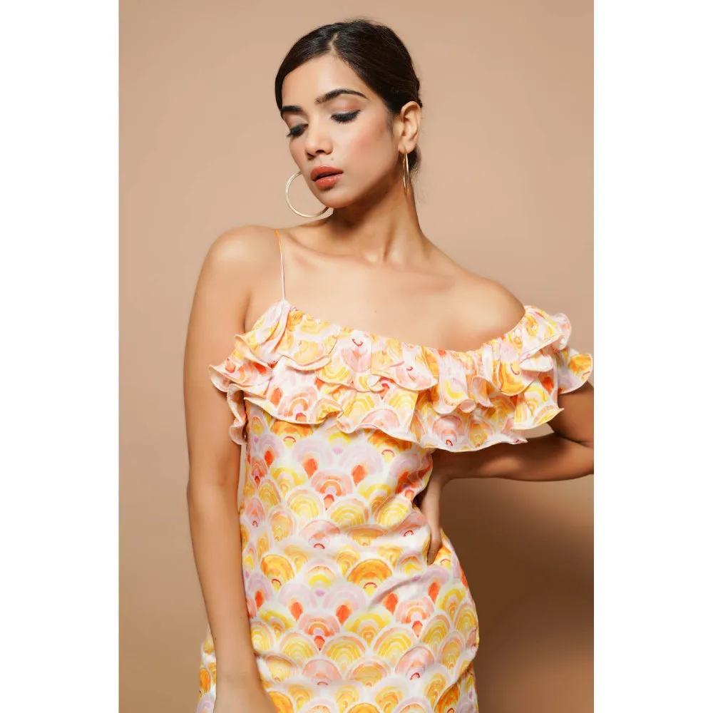 AHI Clothing Digital Printed Midi Dress