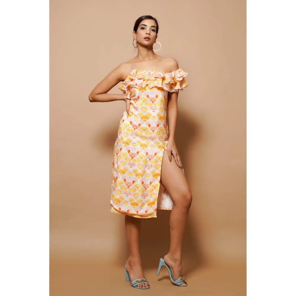 AHI Clothing Digital Printed Midi Dress