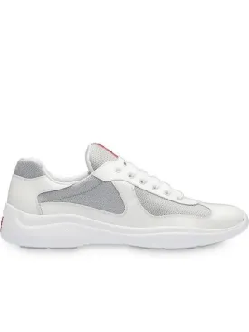 America's Cup Low Top Sneakers Silver White
