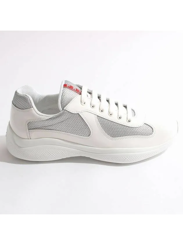 America's Cup Low Top Sneakers Silver White