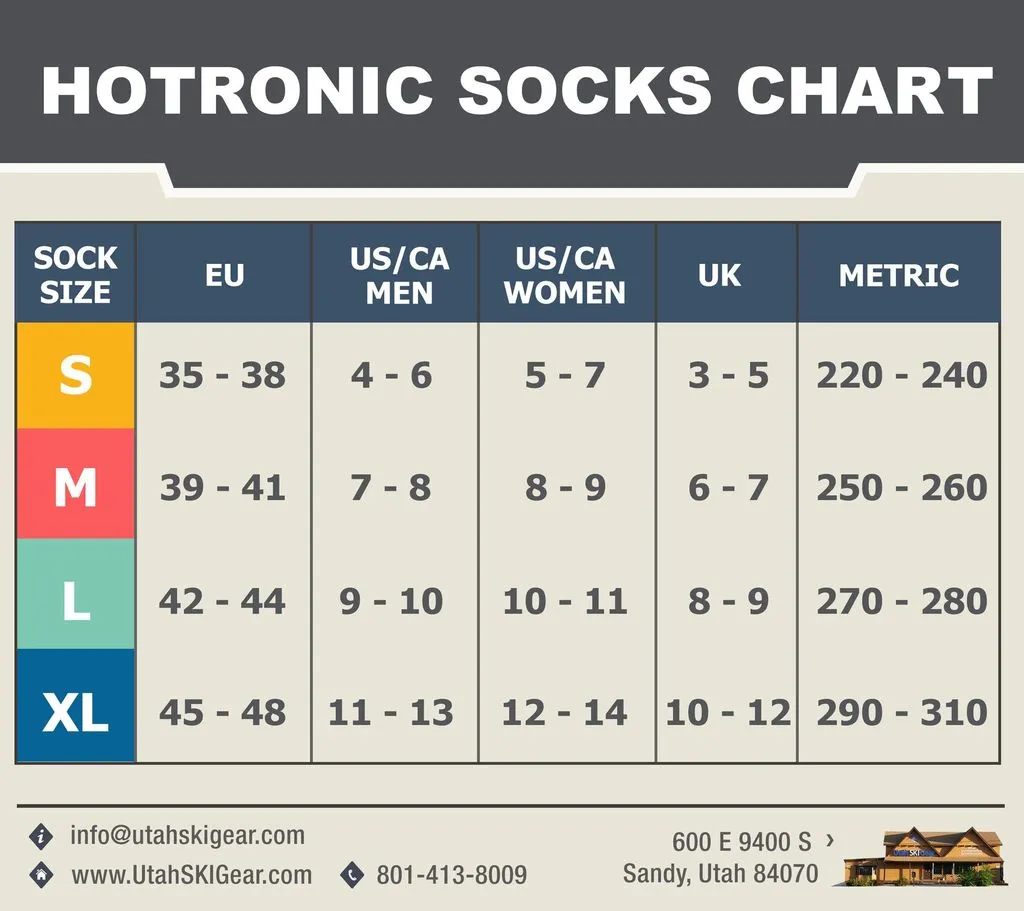 BootDoc Hotronic Power Fit Compression Socks PFI 50 - Discontinued