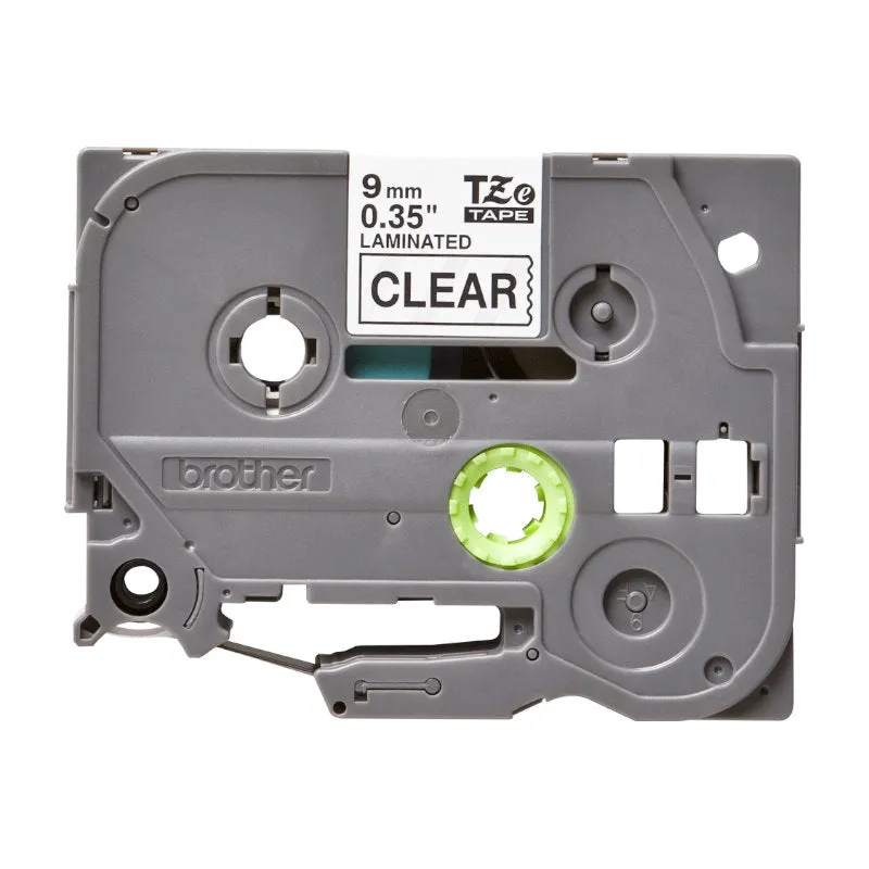 Brother TZ121 Black On Clear Laminated 9mm Tape - TZe-121