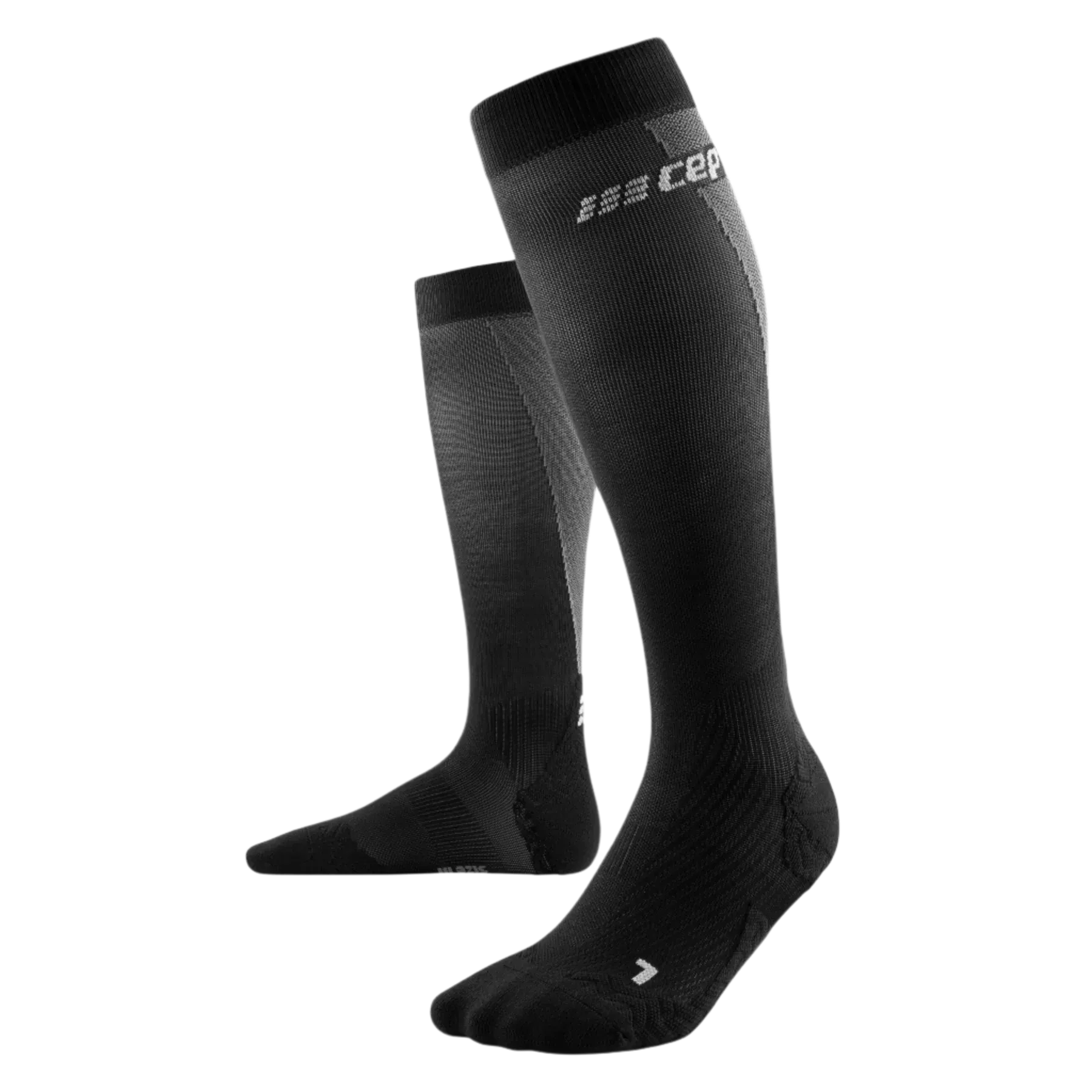 CEP | Ultralight Tall Compression Socks | Men's | Black/Grey