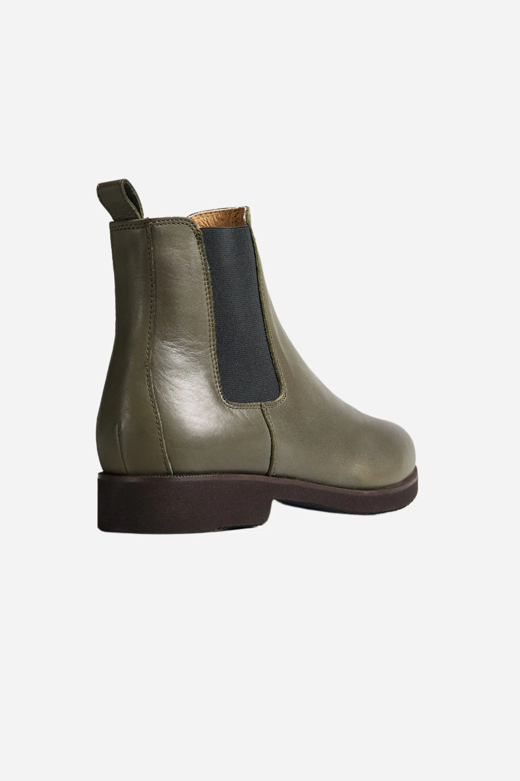 Chelsea Boots - Military Green Calf