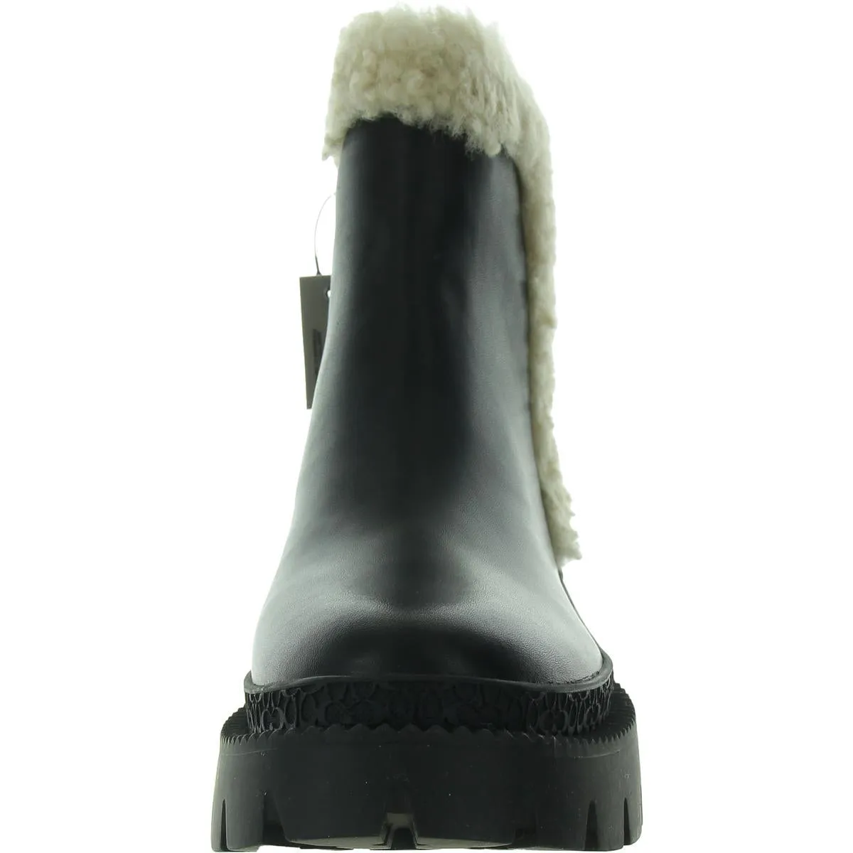 Coach Womens JANE Leather Booties Ankle Boots