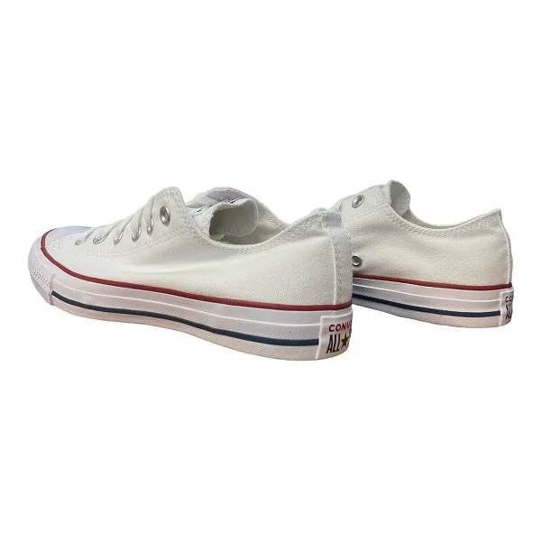 Converse scarpa sneakers per uomo e donna All Star Chuck Taylor OX M7652C bianco ottico