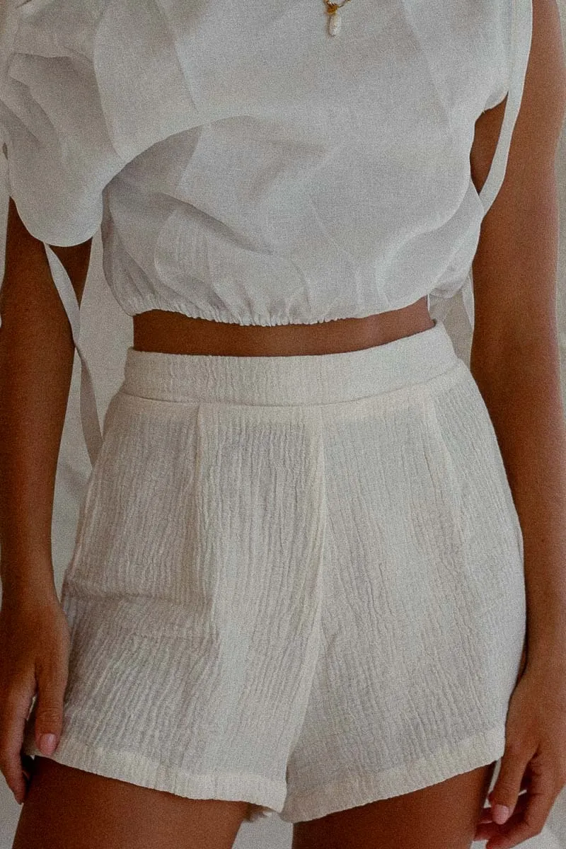 Cotton Gauze Shorts