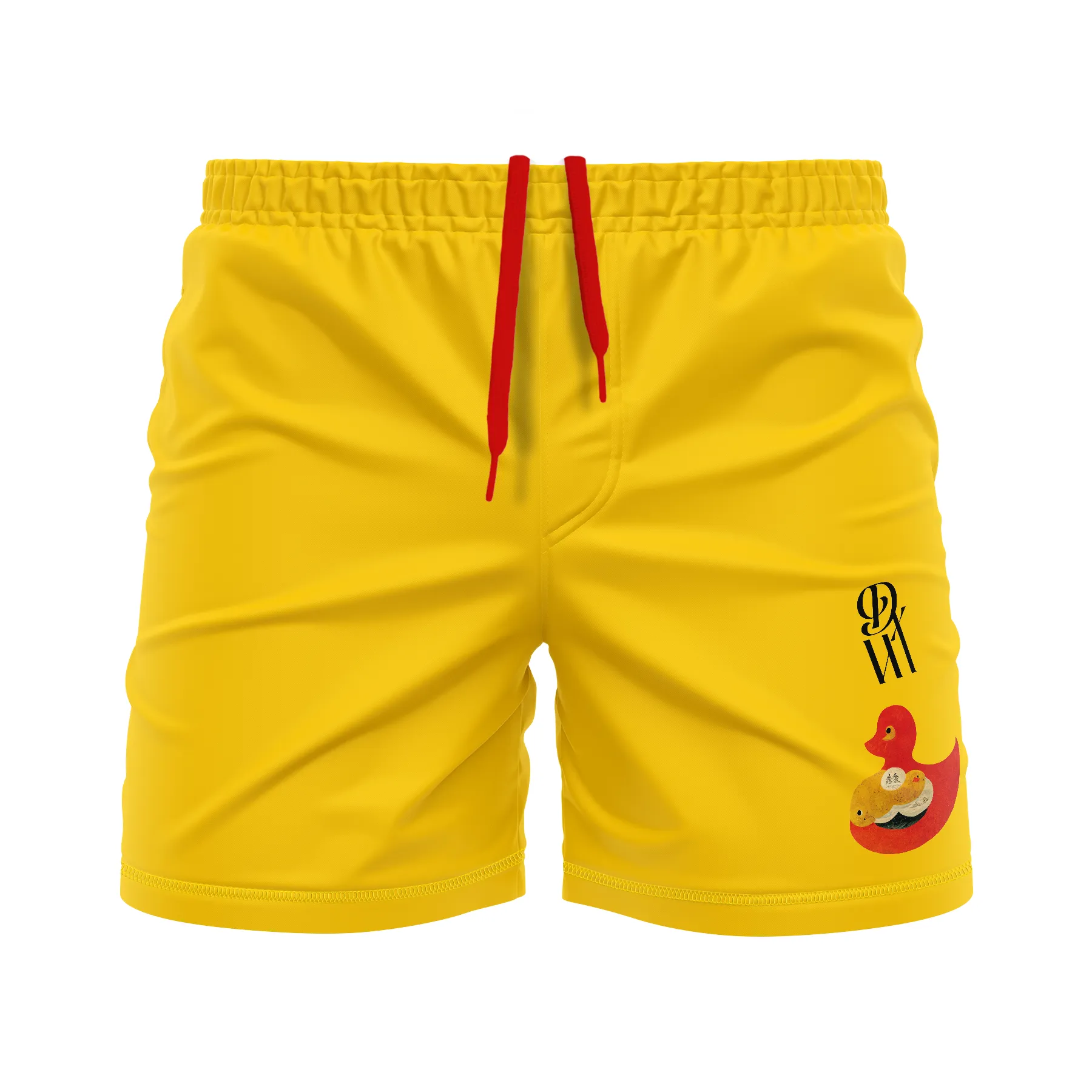 DxW: Duck Ramen men's FC shorts, athl. gold