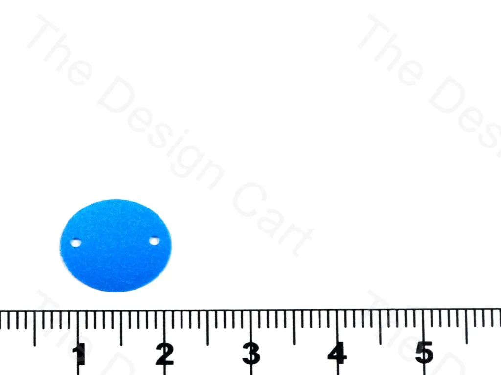 Electric Blue 2 Hole Plastic Sequins