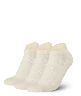 Everyday Merino Ankle Socks Off White 3-Pack