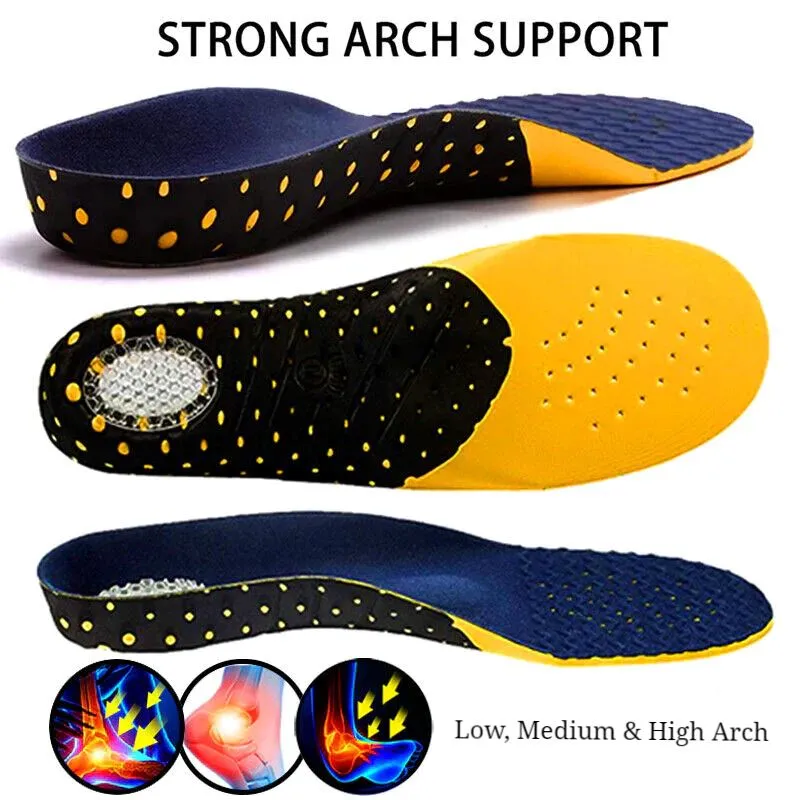 FlexVybe™ Orthotic Shoe Inserts: Arch Support Insole, Plantar Fasciitis/Flat Feet