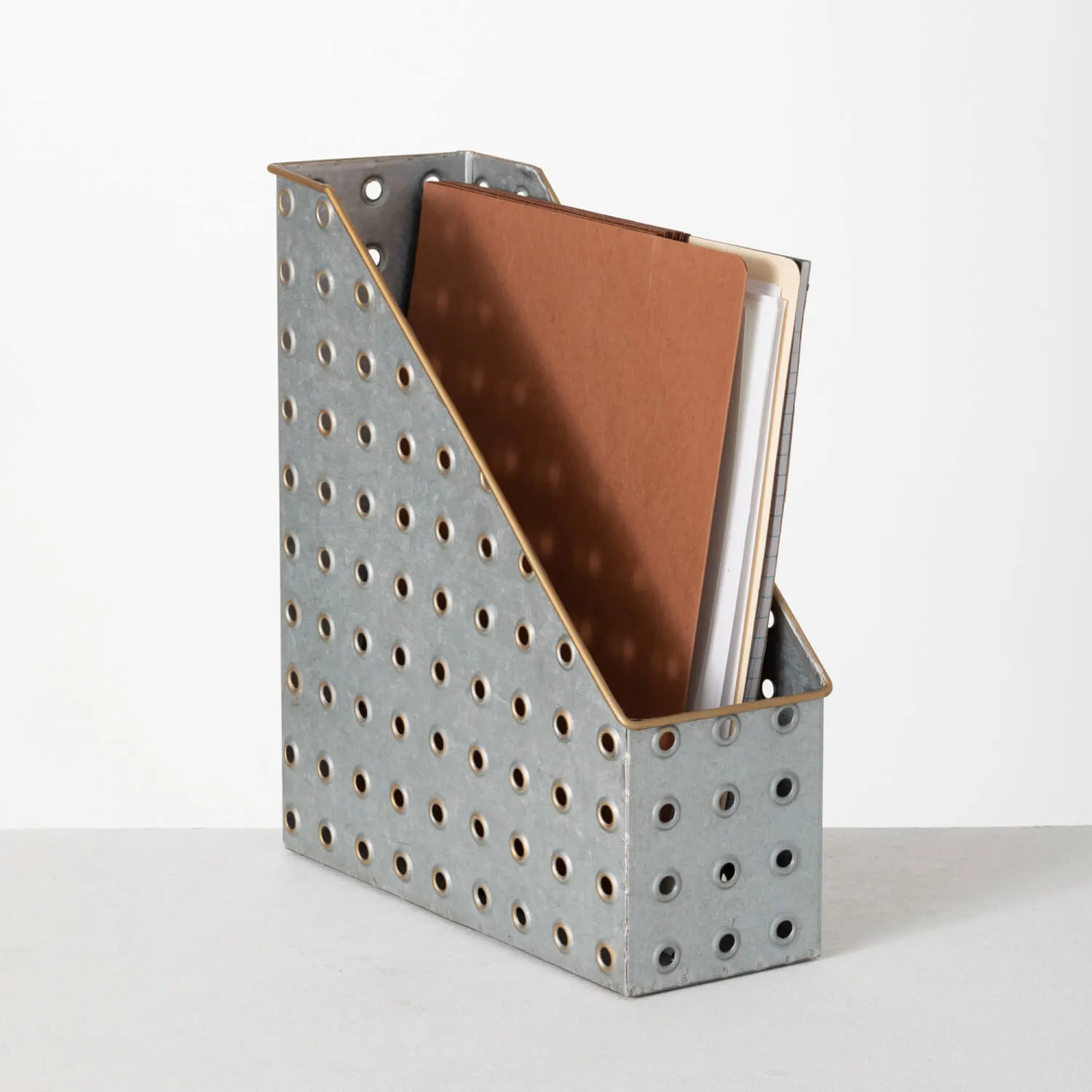 Galvanized Industrial File Folder
