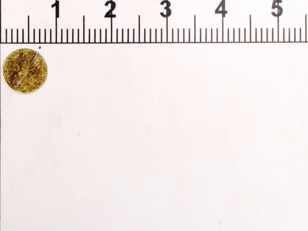 Golden Opaque Circular Plastic Sequins