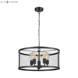 Grange 21" 5 Light Chandelier in Oil Rubbed Bronze