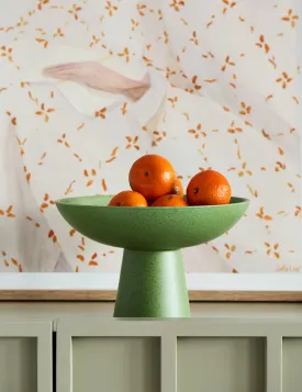 HKliving Pistachio Green Tall Ceramic Bowl