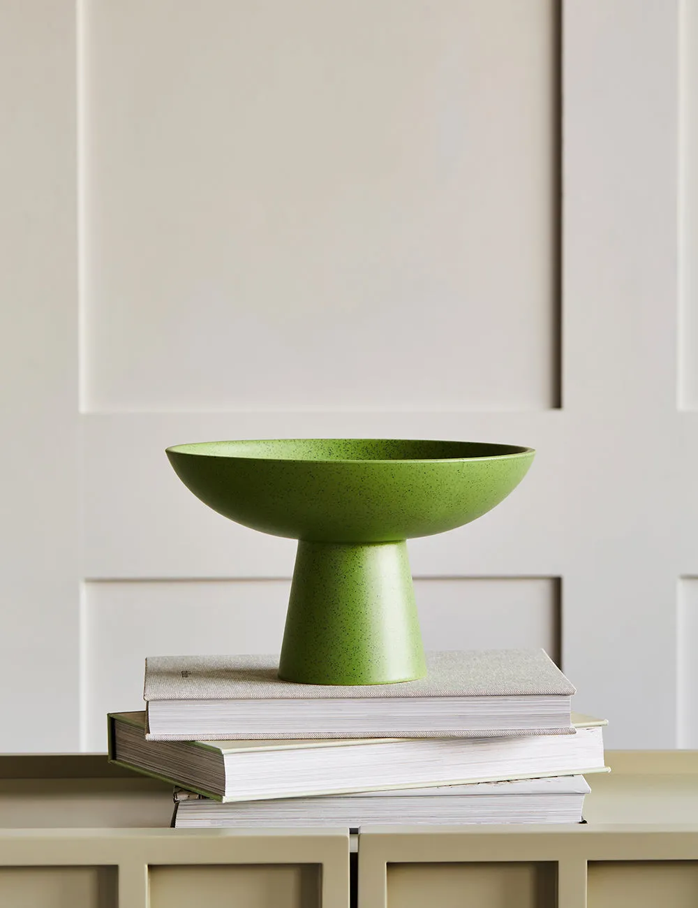 HKliving Pistachio Green Tall Ceramic Bowl