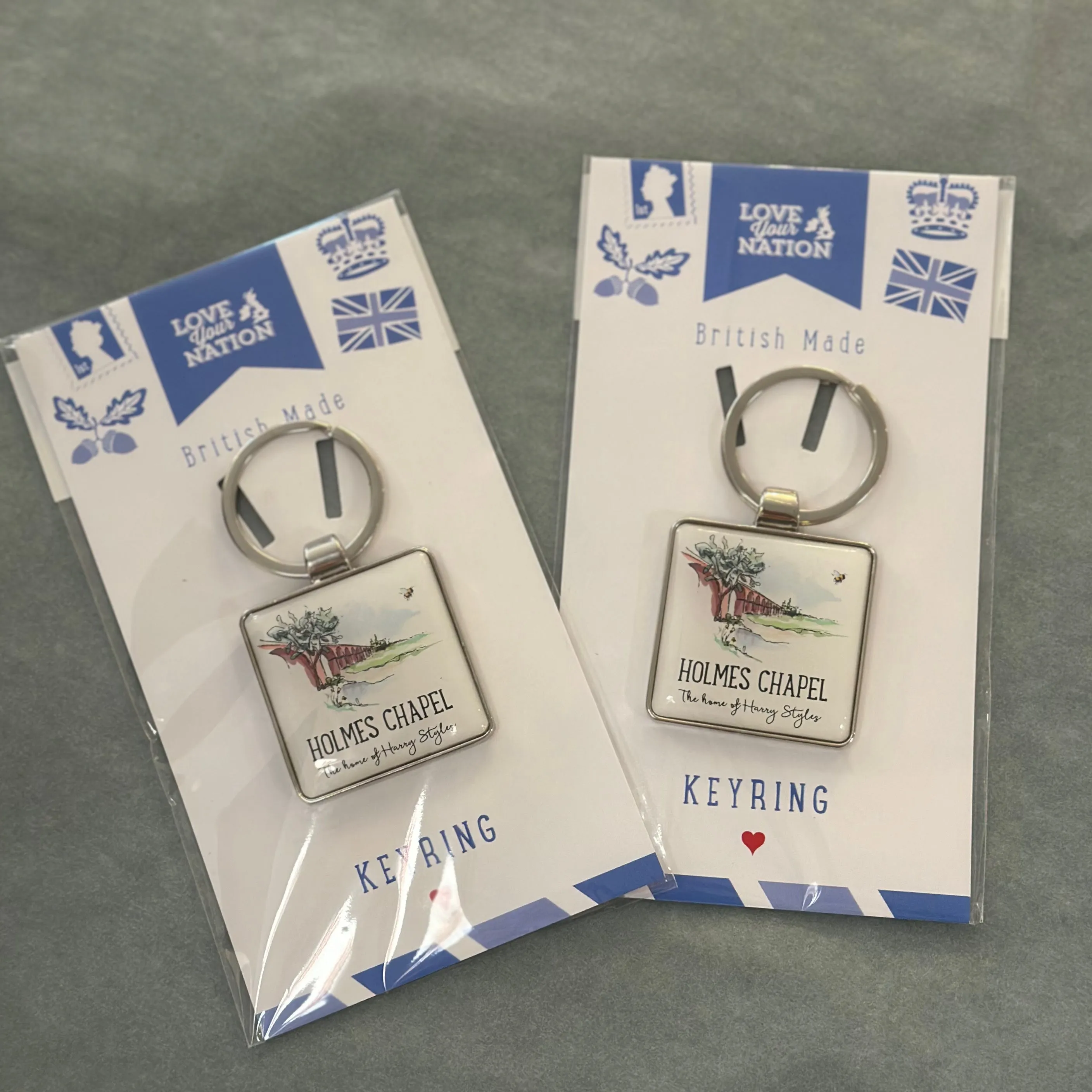 Holmes Chapel Home of Harry Styles Keyring