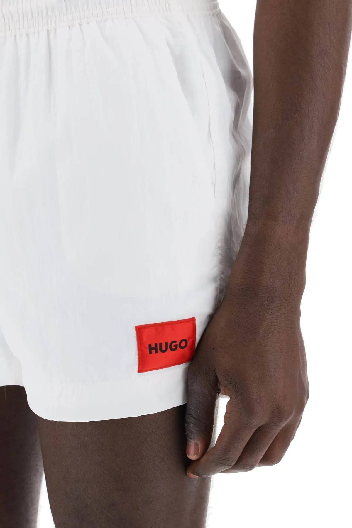 Hugo Dominica Sea Bermuda Shorts White