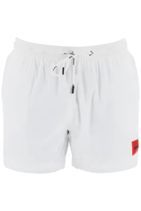 Hugo Dominica Sea Bermuda Shorts White