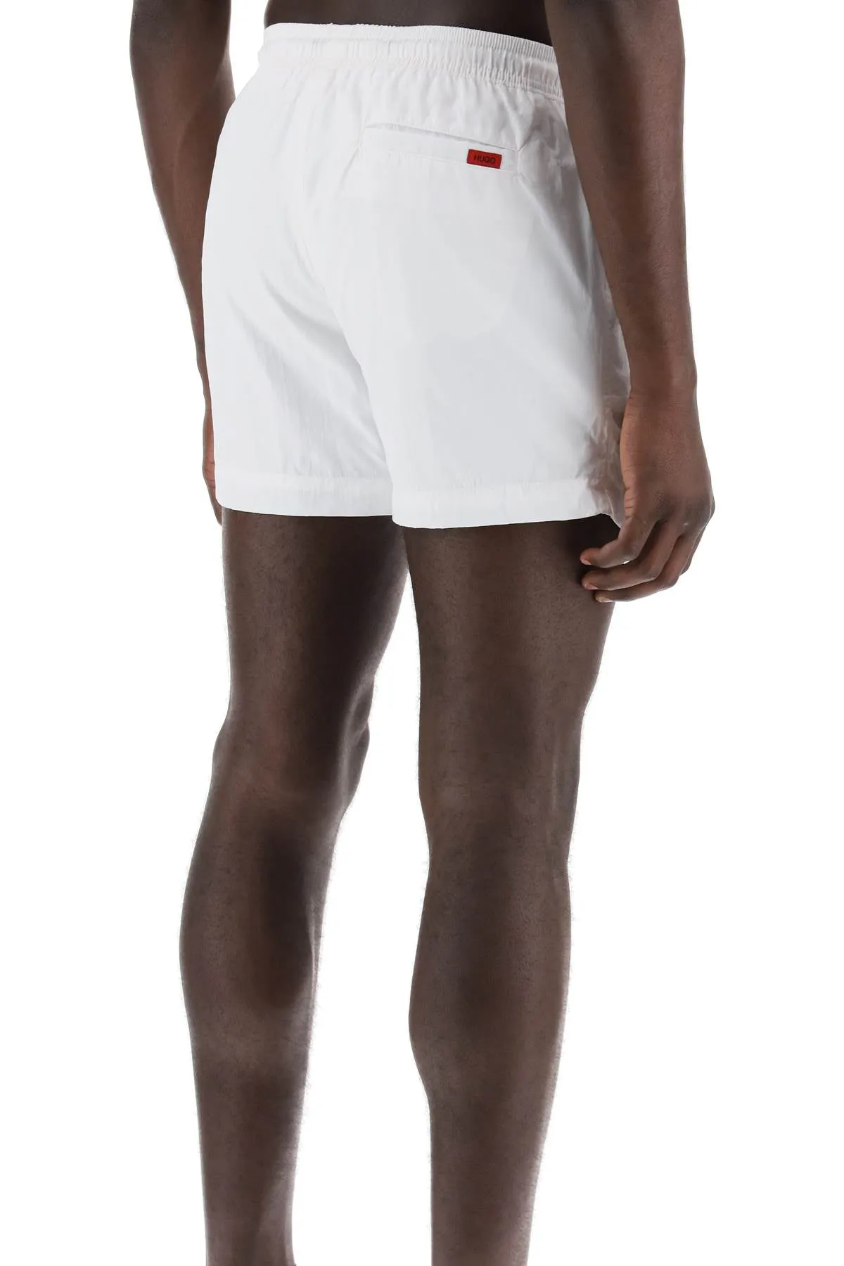 Hugo Dominica Sea Bermuda Shorts White