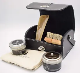 Leather Carry Kit - Shoe Care Set