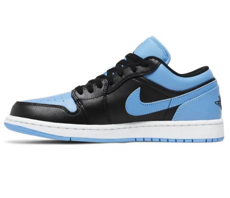 Men's Nike Air Jordan 1 Low (UNC Black Toe)