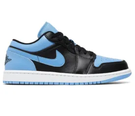 Men's Nike Air Jordan 1 Low (UNC Black Toe)