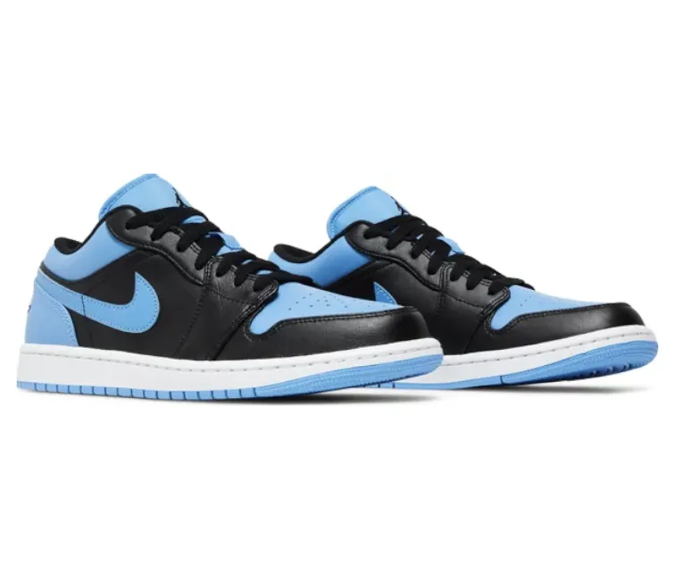 Men's Nike Air Jordan 1 Low (UNC Black Toe)