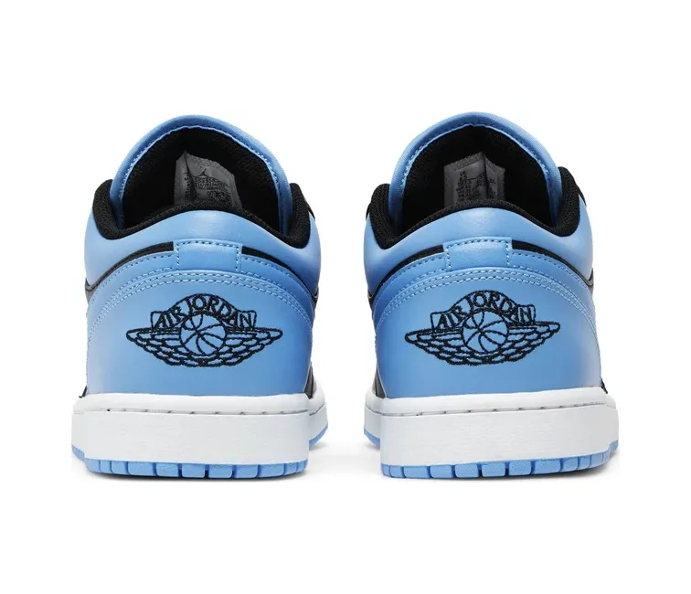 Men's Nike Air Jordan 1 Low (UNC Black Toe)