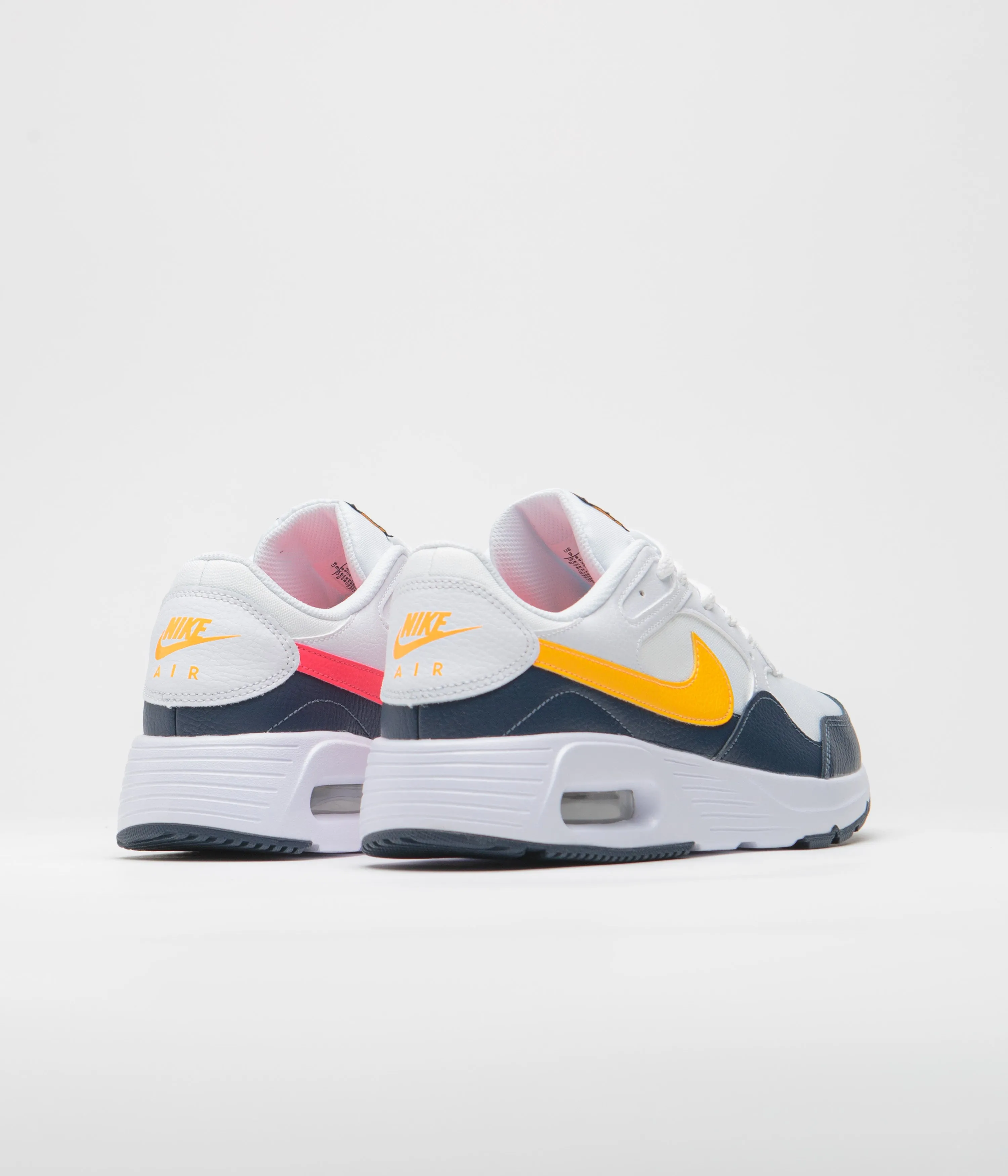 Nike Air Max SC Shoes - White / Laser Orange - Thunder Blue