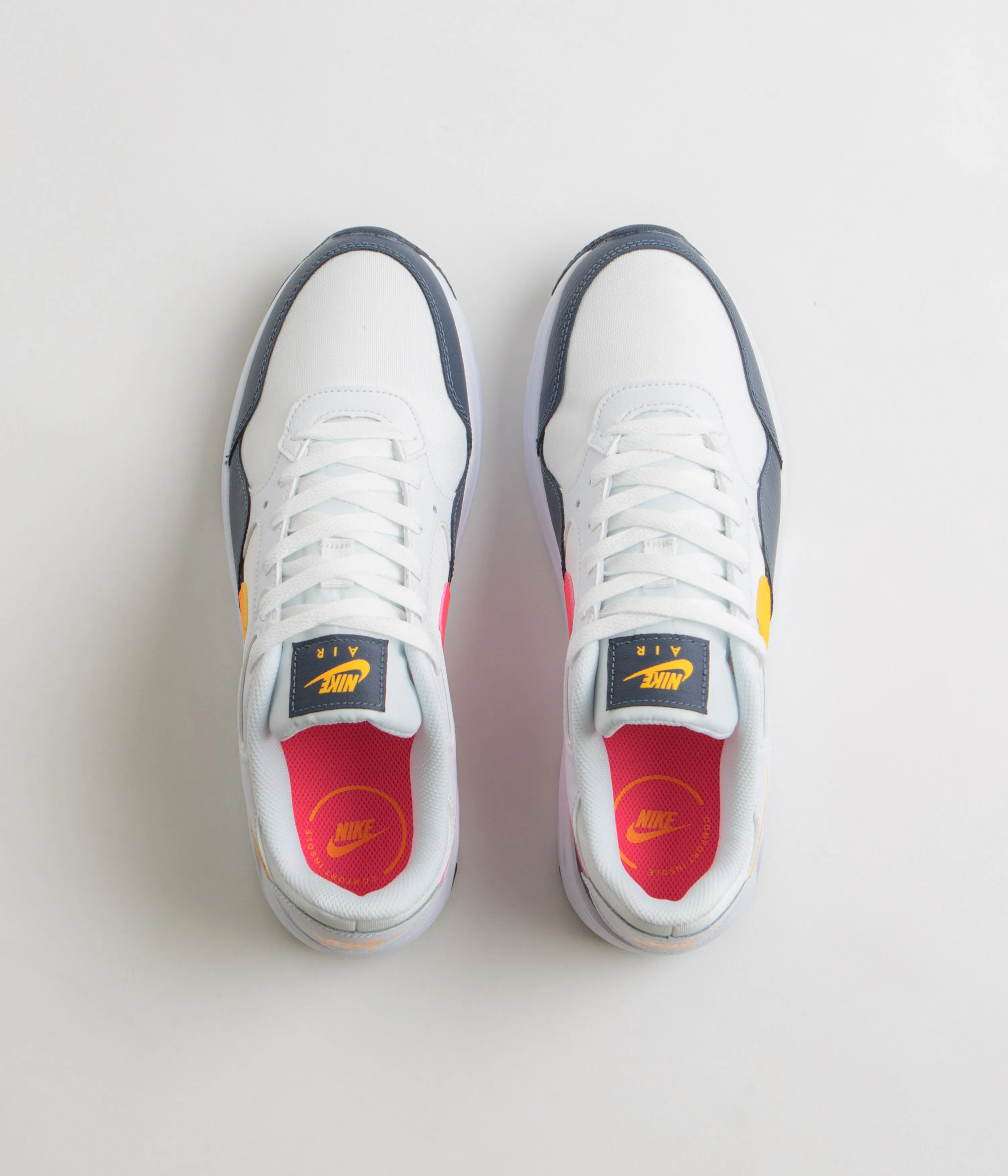 Nike Air Max SC Shoes - White / Laser Orange - Thunder Blue