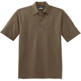 Nike Men's Olive Khaki Sphere Dry Short Sleeve Diamond Polo