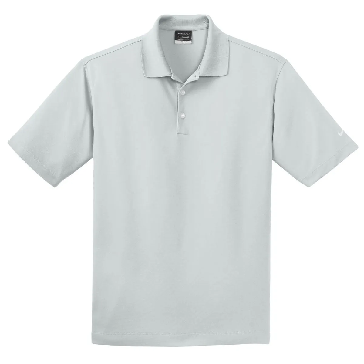 Nike Men's Wolf Grey Dri-FIT Micro Pique Polo