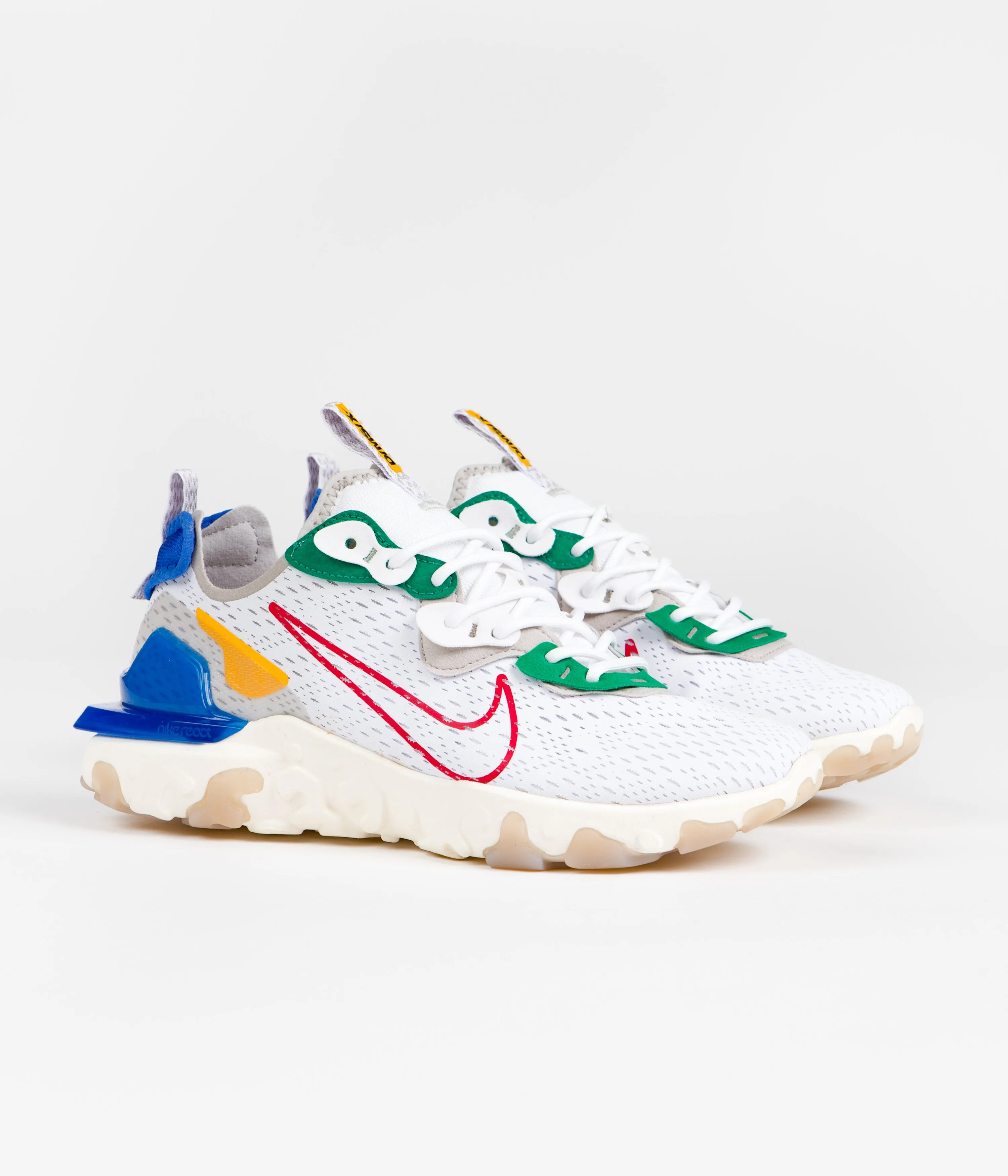 Nike React Vision Shoes - White / University Red - Sail - Game Royal